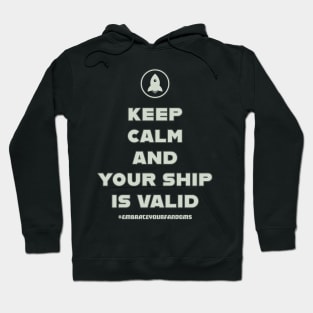 Keep Calm and Your Ship Is Valid Hoodie